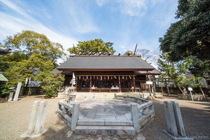 安久美神戸神明社さんの本堂