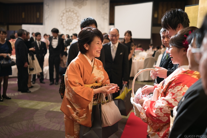 送賓時には「ありがとう！」の言葉と笑顔が溢れていました